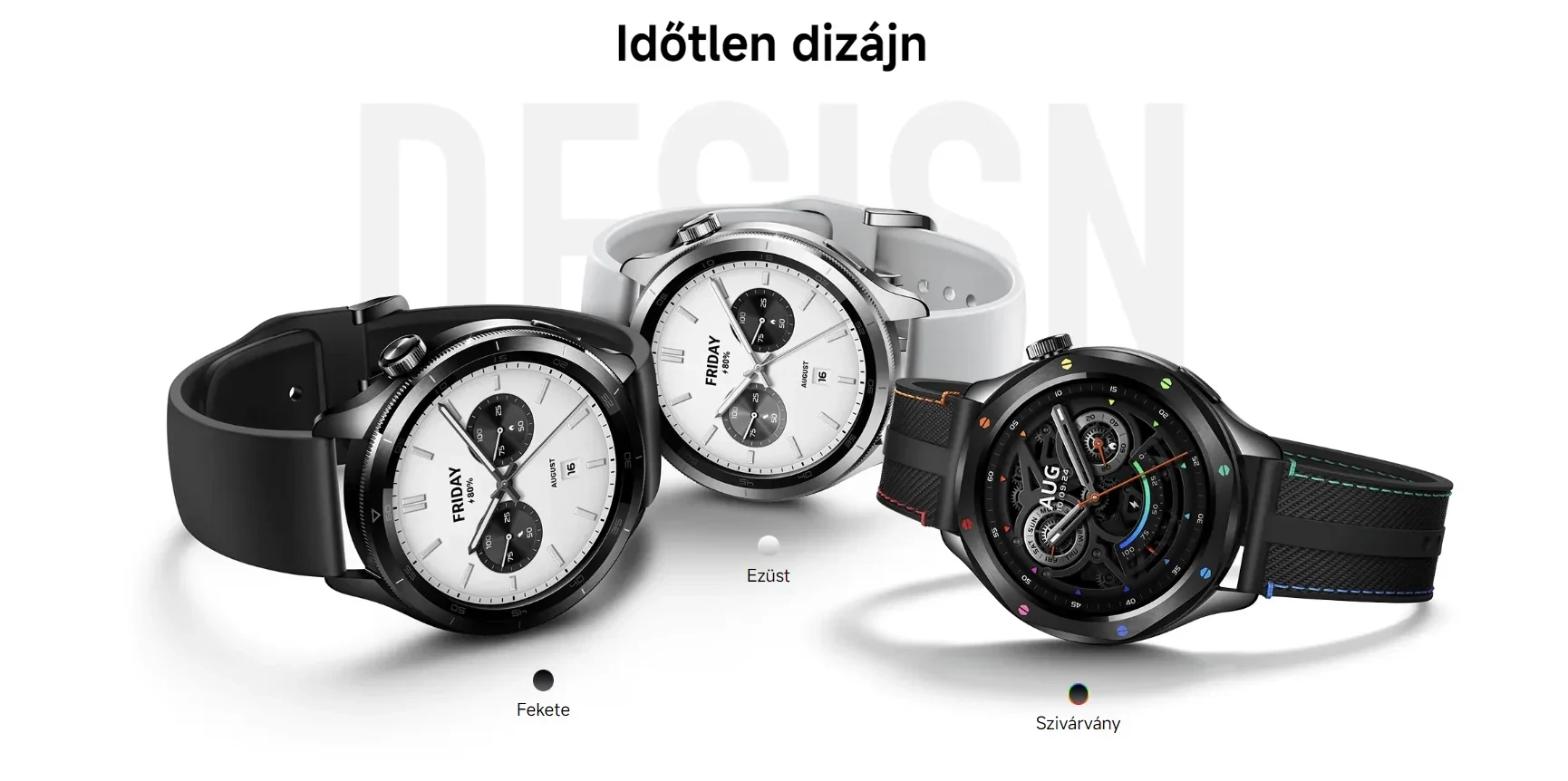 Xiaomi Watch S4 Black & Silver – Stílus és funkcionalitás egyben