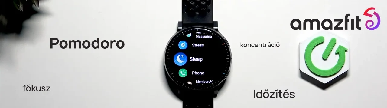 Fókuszban a koncentráció: Pomodoro időzítés az Amazfit okosórákon