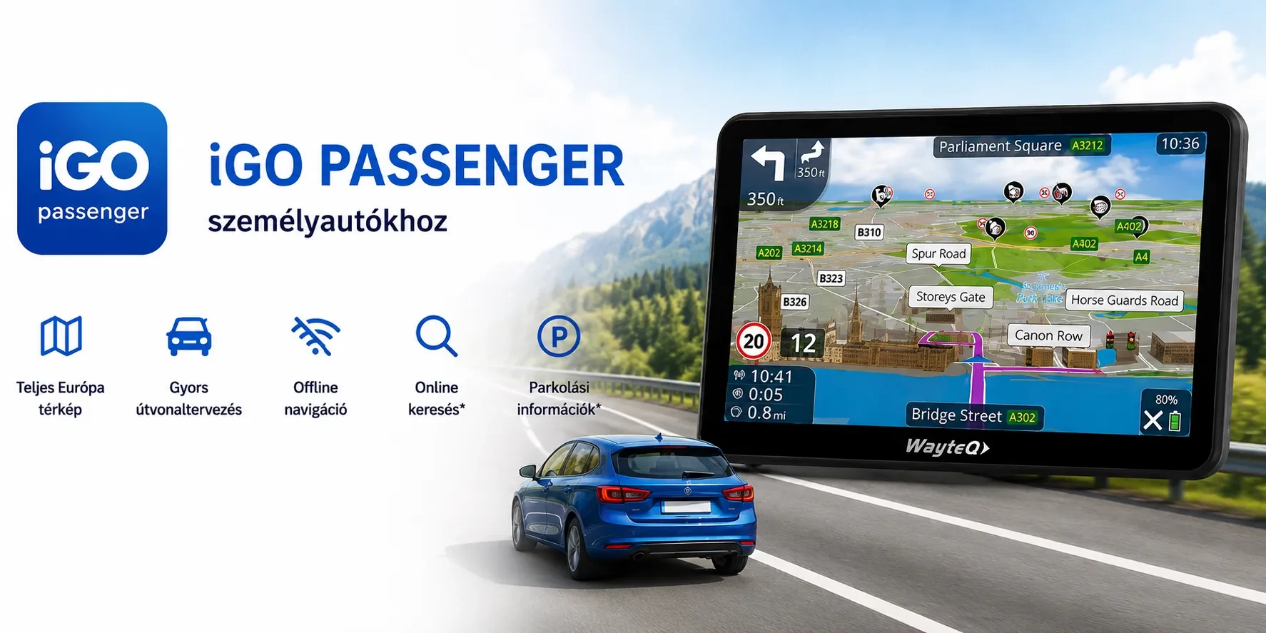 Megérkezett a WayteQ X995 Pro előtelepített iGO navigációval