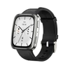 Kép 1/6 - Amazfit Active 2 (Square) Permium NFC okosóra - Black Leather
