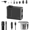 Kép 1/4 - Hordozható kompresszor, pumpa HOTO QWCQB002 (3x 2500 mAh, 150 PSI, 350 L, 12V)