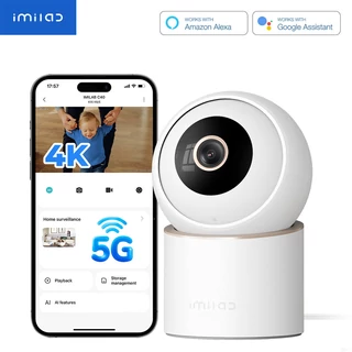 Imilab C40 4K okos WiFi biztonsági kamera + hálózati adapter