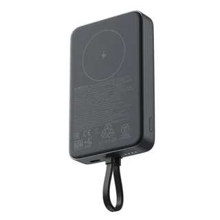 Xiaomi 33W Magnetic Power Bank 10000 (Integrated Cable) - Gray