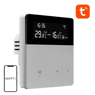 Intelligens kazán fűtési termosztát Avatto WT50 3A WiFi Tuya