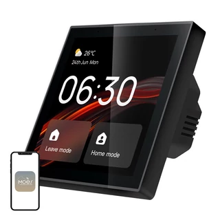 MOES CCP-TY-LN Wi-Fi/ZigBee vezérlőpanel 4 hüvelykes LCD-kijelzővel