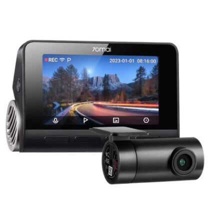 70mai Dash Cam 4K A810 menetrögzítő kamera + RC12 hátsó kamera szett