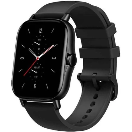 Amazfit GTS / GTS 2 szilikon óraszíj 20 mm - Fekete