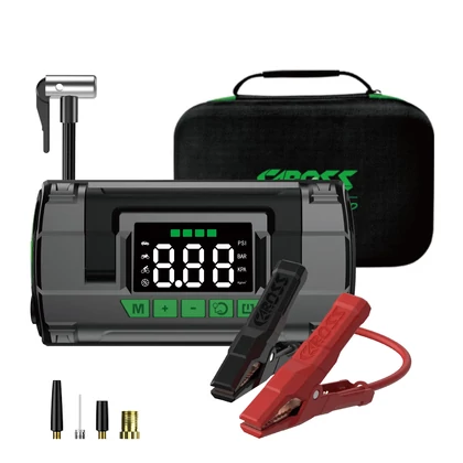 CAROSS USA T14 PRO Jump Starter hordozható indítássegítő + kompresszor + powerbank