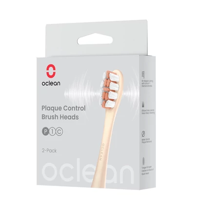 Oclean elektromos fogkefe pótfej, PLAQUE CONTROL, 2 db-os (P1C8) - Gold
