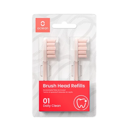 Oclean elektromos fogkefe pótfej, STANDARD, 2 db-os (PW03) - Pink