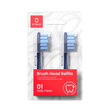 Oclean elektromos fogkefe pótfej, STANDARD, 2 db-os (PW05) - Blue