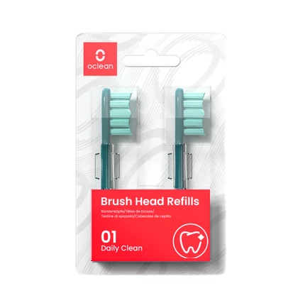 Oclean elektromos fogkefe pótfej, STANDARD, 2 db-os (PW09) - Green