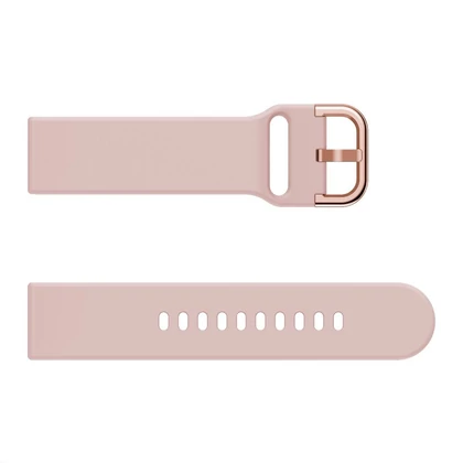 Szilikon óraszíj 22mm univerzális, bújtatós - Pink