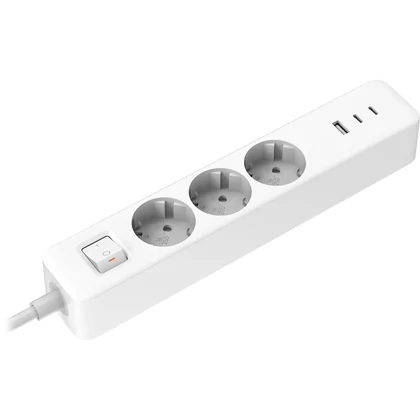 Xiaomi 20W Power Strip (2C1A) 230V EU hálózati elosztó USB portokkal