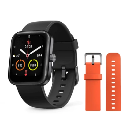 Xiaomi 70mai Maimo Watch okosóra - Black (+ narancs szíj)
