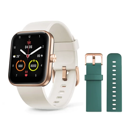 Xiaomi 70mai Maimo Watch okosóra - Rose Gold (+ zöld szíj)