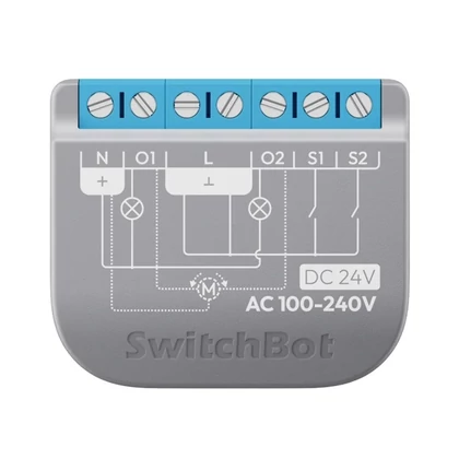 SwitchBot Relay Switch 2PM intelligens kétcsatornás kapcsoló