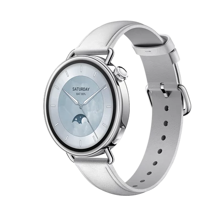 Xiaomi Watch S4 41mm Leather Strap(White) / BHR07VUGL