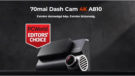 Elismerést kapott a 70mai A810 fedélzeti kamera