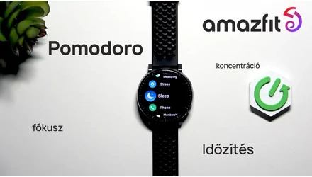 Fókuszban a koncentráció: Pomodoro időzítés az Amazfit okosórákon