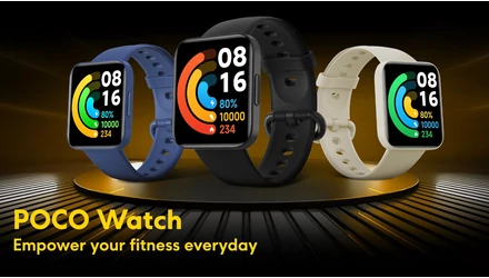 AMOLED kijelzővel debütált a POCO első okosórája