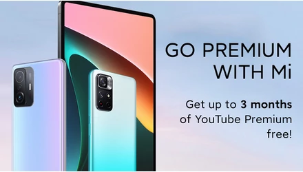 Akár 3 hónap YouTube Premium jár a Xiaomi telefonok mellé