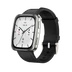 Amazfit Active 2 (Square) Premium NFC okosóra - Black Leather