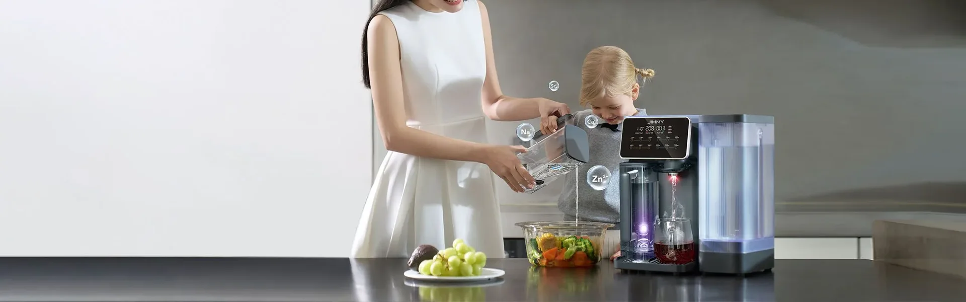 Jimmy R9 Pro intelligens, pultra helyezhető fordított ozmózisú víztisztító